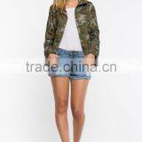 Latest Fashion Girls Classic Camouflage Jacket thumbnail-4