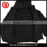 Stock Available Fleece Hoody Nylon Jacket Padded Jacket for Men thumbnail-3