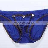 Custom Men's Classic Seamless Briefs Cotton Comfortsoft Underwear Pouch Enhancing Briefs With Button Underwear for Man thumbnail-5