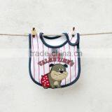 Child Clothing Cute Emobroidered Waterproof Baby Bib thumbnail-1