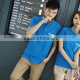 2017 Jiangxi China Good Sale Professional Wholesale Couples Polo Shirt Cotton thumbnail-1