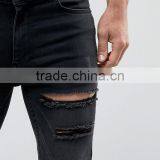 Hot Sale Mens Jeans 2017 Fashion Skinny Denim Jeans Rips Jeans Custom thumbnail-3