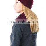 Hot Selling Hat Custom Knitted Beanie Top Hat thumbnail-2