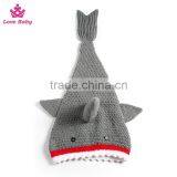 Newborn Baby Knit Beanie Costume Photo Photography Prop Crochet Hat Cap Outfits Mermaid thumbnail-1