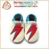 Lightning Pattern Soft Sole Genuine Leather Shoes for Baby thumbnail-1