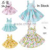 ShiJ Kids Girls Dress Floral Wholesale Children's Boutique Clothing thumbnail-1
