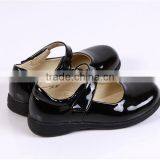 Juqian Customize High Quality Matte Black Leather Kids pu Student School Shoes thumbnail-4