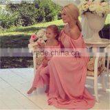 Family Matching Clothes Matching Mother And Daughter Dresses Striped Patchwork Dress New Fashion Family Look Girls Dress thumbnail-1