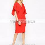 2015 Kimono Sleeve Plus Size Women Clothing Dresses for Women thumbnail-2