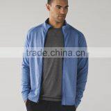 Custom Zip up Sweatshirts Without Hoods Men Seamless Zipper Jacket Sweatshirt thumbnail-3