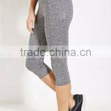 Guangzhou Shandao Factory Manufacture Cheap Wholesale 95% Cotton 5% Spandex Women's 3/4 Gym Pants thumbnail-2