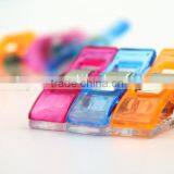75 PCS Colorful Sewing Binding Plastic Spring Wonder Clips-2.7x1.0cm thumbnail-4