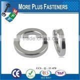 Made in Taiwan Bright Blue Zinc Stainless Steel Spring Standard Medium Split Lock Washer thumbnail-4