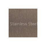 201,316 No.4 Bronze Satin Finish Stainless Steel Plate, Colored Mental Decorative Sheet thumbnail-1