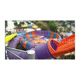 Large High Speed Space Bowl Water Slide Water Park For 4 Persons Family Raft