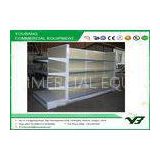 CE and ISO Double Side Shelving , display shelves for retail stores 50 - 200kgs / layer
