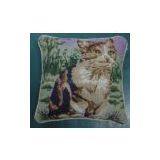 Tapestry Cushion, Cat Design Cushion thumbnail-2