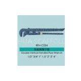 Double-vertical Handles Pipe Wrench