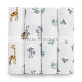 Hot Selling!!!China Manufacturer Double layers muslin baby breathable swaddle blanket