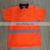 High visibility outdoor work safety reflective T shirts