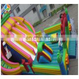 Super slide bounce house inflatable bouncer moonwalk jumper jump bouncy castle