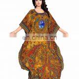 Latest 3D Digital Printed Beautiful Long Dubai Kaftan In High Quality (kaftan Dress) thumbnail-1