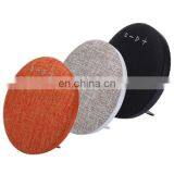 Dropshipping HDY-001 Portable Round Shaped Fabric Design BT Ereo Speaker With Built-in MIC, Support Hands-free Calls
