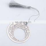 Round Special Metal Bookmark With Tassel: