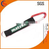 Key Tag Carabiner with Strap and PVC Patch