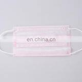 Disposable Adult Printed Pink 3 Ply Face Mask Cotton thumbnail-4