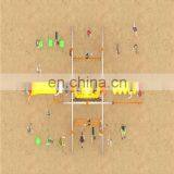 EU Standard Physical Training Series Baihe Outside Outdoor Plastic Slides Playground Guaranteed Quality thumbnail-3