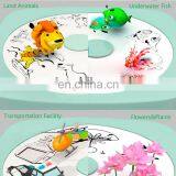 Children Table and Chair Set Baby Study Desk thumbnail-2