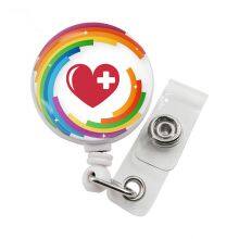 Cartoon Cute Retractable Nurse Accessories Gift Nurse Badge Reel