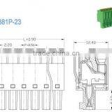 Termin Block 3.50mm PCB Screwless Terminal Block With Plug Double Levels Termin Block thumbnail-2