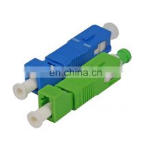 FTTH Optical Equipment Tool LC Female to SC Male Hybrid Flange Multimode 50/125 fiber optic adapters for Telecom