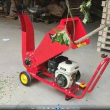 Small Mobile Gasoline Diesel Electric Branch Straw Crusher Orchard Landscaping Processing Branch Crusher thumbnail-4