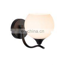 High Quality European Art Deco Reading Bedroom Loft E27 Glass Ball Black Luxury Bedside Led Modern Nordic Wall Lamp thumbnail-1