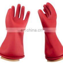 Class 0 Low Voltage 1KV Long Electric Worker Safety Hand Protection Latex Rubber Insulating Gloves thumbnail-2
