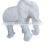 Sichuan White Jade Marble Statue Garden Decoration Boutique Animal Stone Hand Carving Elephant Marble Sculptures thumbnail-1