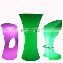 Portable Wireless Rechargeable Outdoor Led Light Bar Cocktail Led Light Cocktail Bar Tables and Chairs for Events Wedding Party