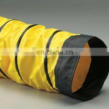 Yellow PVC Tarpaulin Ventilation Hose Hvac Flexible Duct Tube For Air Conditioner thumbnail-4