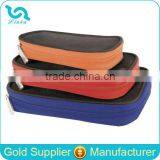 3 Pcs Slim Mesh Colored Zipper Travel Packing Cube Set,Travel Packing Squares,Packing Organizer Bag thumbnail-1