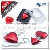 2013 Heart flash drive for valentine's day USB flash drive