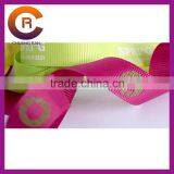 Gold Printing Custom Made Cheap Pink Thread Paw Print Ribbon thumbnail-1