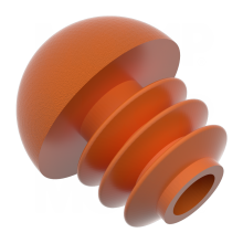 Fence Post Hemispherical Round Plastic Pipe Ball End Cap thumbnail-4