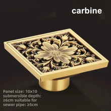 Antique Carved European-Style European-Style Odor-Proof Insect-Resistant for Modern Household Bathroom Hotel Shower Washing Machine