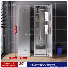 Heavy Duty Janitor Station With Perforated Bottom and Catch Basin, Ventilated Cleaning Supply Cupboard for Food Processing Plant, China Supplier thumbnail-1