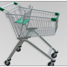 Shopping Trolley Euro 80L Metal Supermarket Trolley thumbnail-2