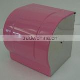 Stainless steel toilet paper holder tissue holder K-8-pink lacquer cover