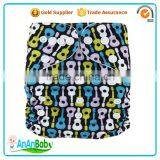 AnAnBaby Pocket Cloth Diaper Double Row Snaps Diapers thumbnail-4